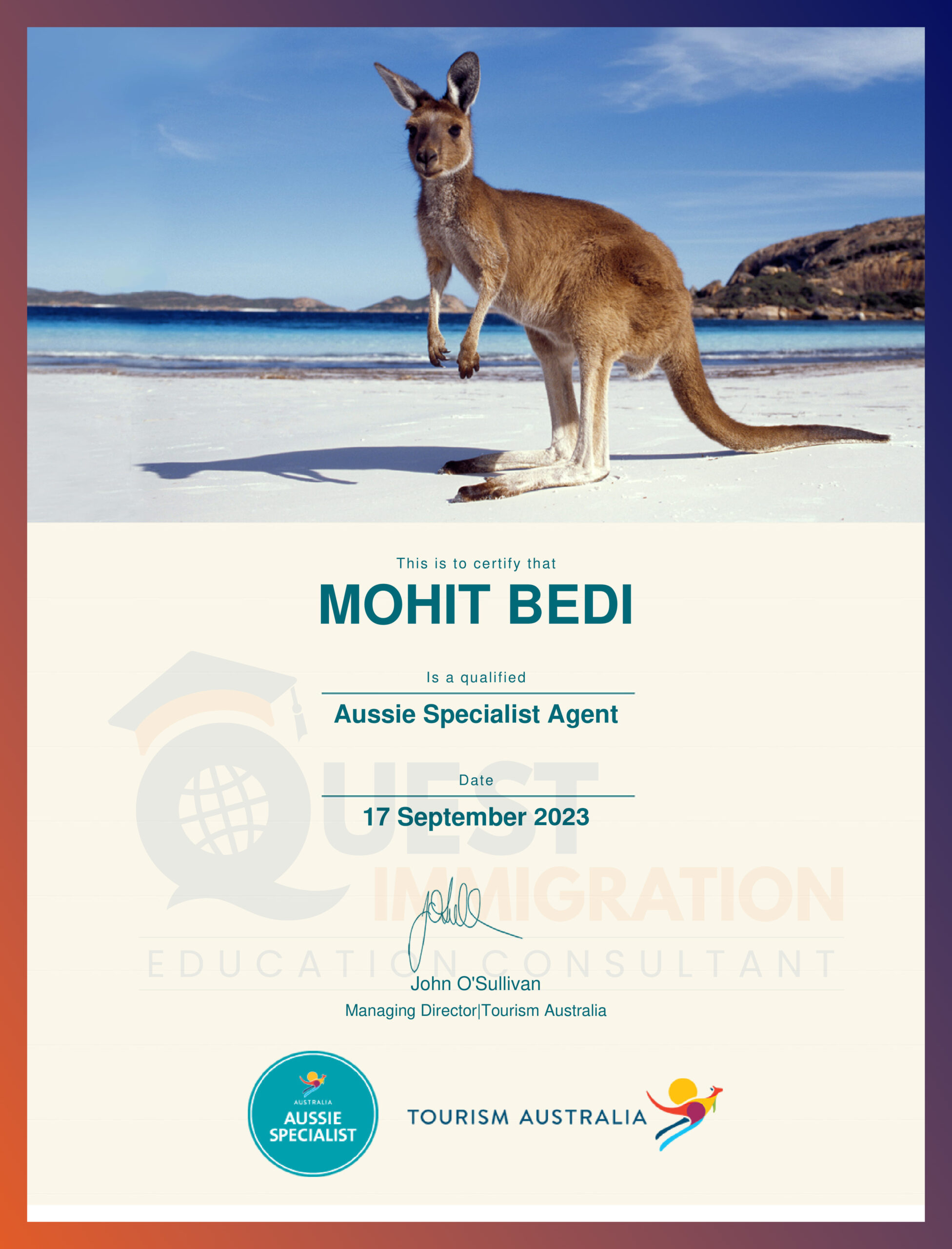 aussie specialist agent